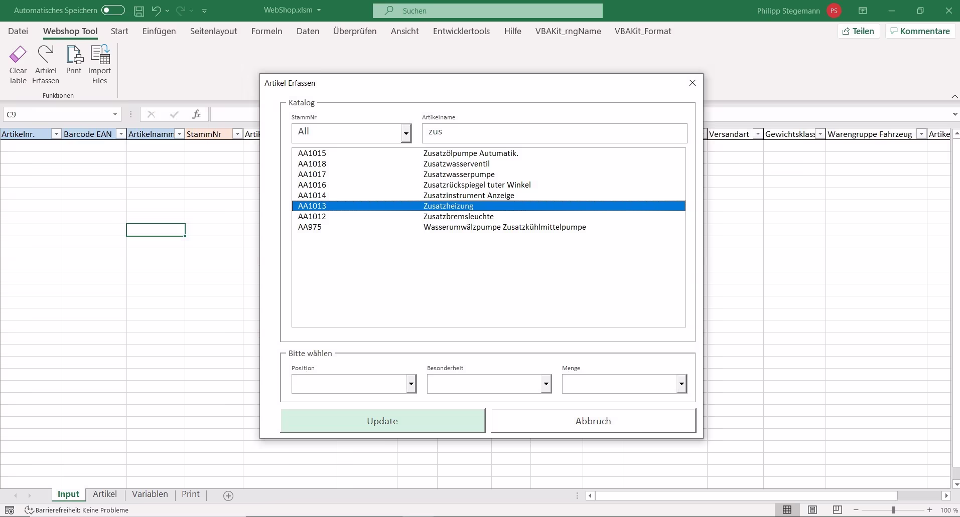 Webshop 1 – Pano Automation